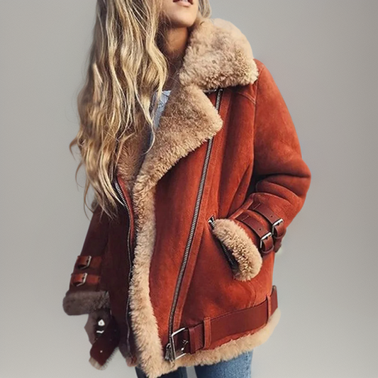 Stylish Women's Jacket – Edgy PU Leather Buckles for Chic Looks 0