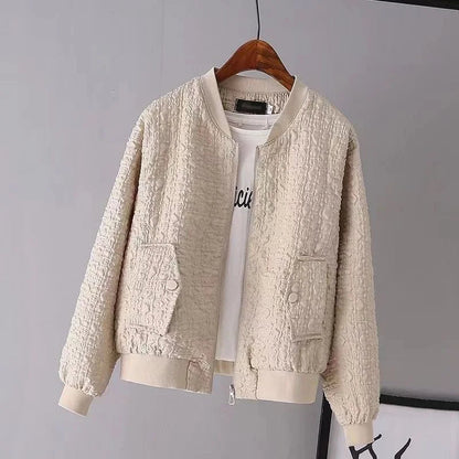 Textured Bomber Jacket – Relaxed Fit for Stylish Layering 0