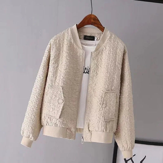 Textured Bomber Jacket – Relaxed Fit for Stylish Layering 0