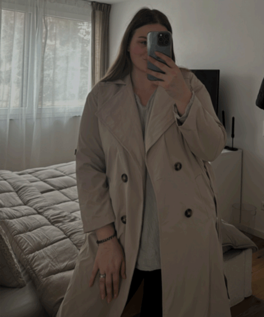 Women's Belted Windbreaker Jacket – Chic Style for Breezy Days 0