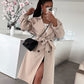 Women's Belted Windbreaker Jacket – Chic Style for Breezy Days 5