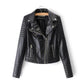 Women's Biker Jacket – Asymmetrical Zip for Edgy Style 2