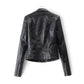 Women's Biker Jacket – Asymmetrical Zip for Edgy Style 3