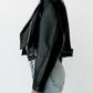 Women's Biker Jacket – Edgy Faux Leather with Belted Waist 4