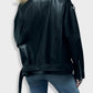 Women's Biker Jacket – Stylish PU Leather with Asymmetrical Zipper 1