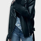 Women's Biker Jacket – Stylish PU Leather with Asymmetrical Zipper 2