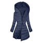 Women's Black Puffer Jacket – Cozy Plush Lining for Winter Warmth 2