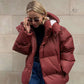 Women's Black Puffer Jacket – Cozy Quilted Design for All Seasons 2