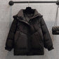 Women's Black Puffer Jacket – Cozy Quilted Warmth for Winter 2