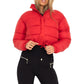 Women's Black Puffer Jacket – Cozy Turtleneck for Winter Warmth 1
