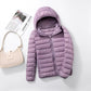 Women's Black Puffer Jacket – Lightweight & Water-Resistant Comfort 8
