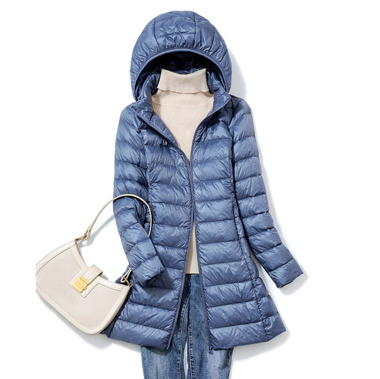 Women's Black Puffer Jacket – Lightweight and Warm for Winter 0