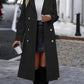 Women's Black Trench Coat – Chic Belted Design for All Occasions 1