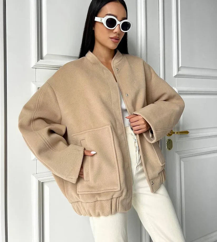 Women's Bomber Jacket – Lightweight & Comfortable Casual Style 1