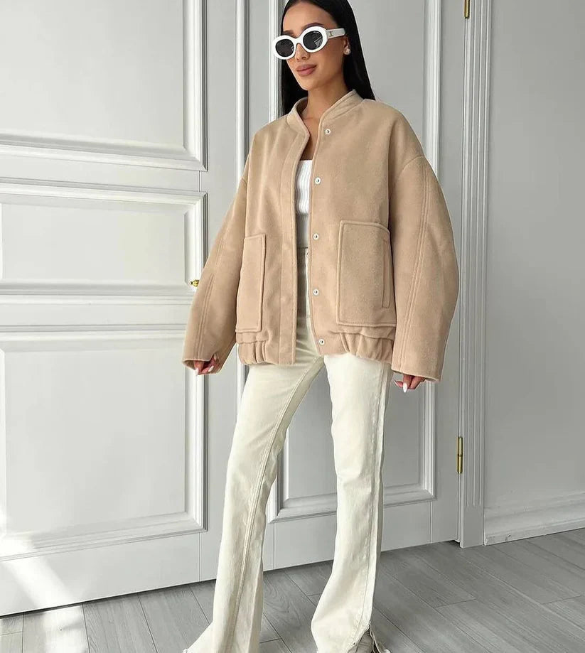 Women's Bomber Jacket – Lightweight & Comfortable Casual Style 2