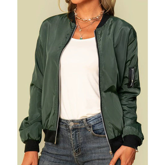 Women’s Bomber Jacket – Lightweight & Stylish for Everyday Wear 0