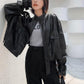 Women's Box Cut Leather Jacket – Chic Style for Every Occasion 1