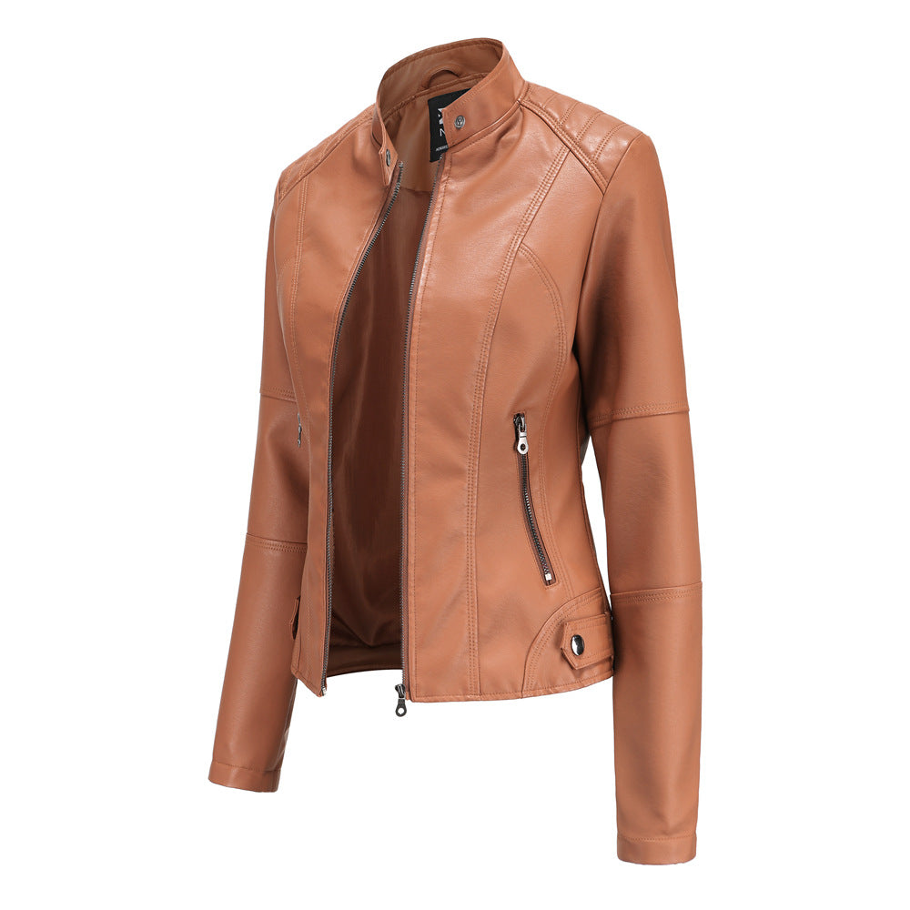 Women's Casual Leather Jacket – Timeless Style for Every Occasion 2