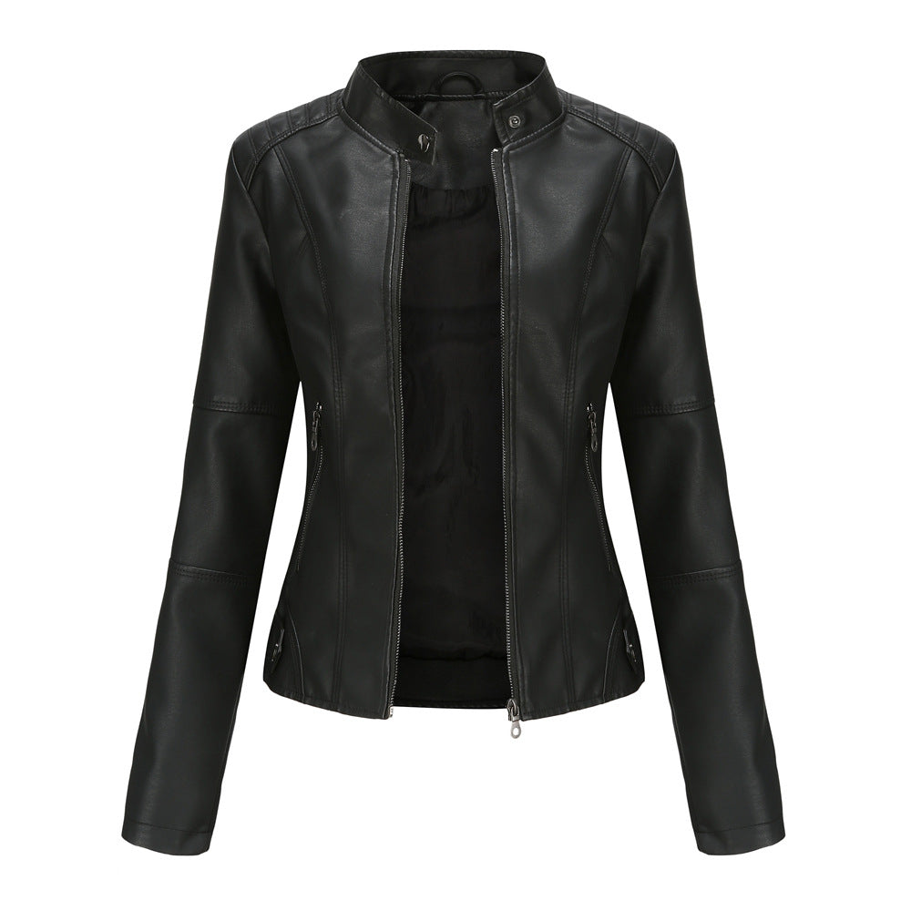Women's Casual Leather Jacket – Timeless Style for Every Occasion 4