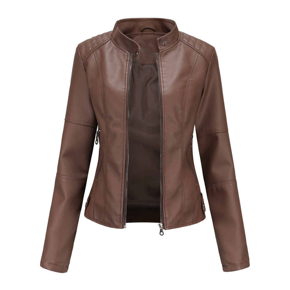 Women's Casual Leather Jacket – Timeless Style for Every Occasion 5