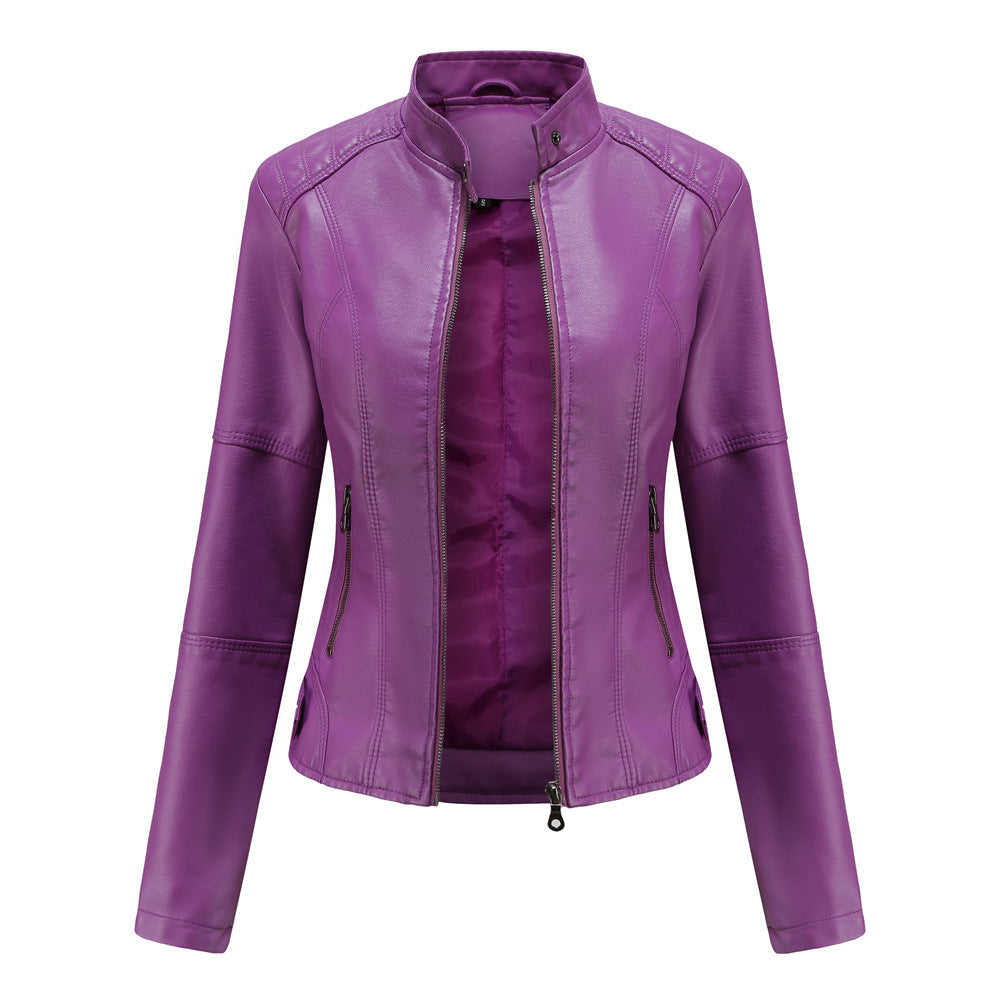 Women's Casual Leather Jacket – Timeless Style for Every Occasion 6