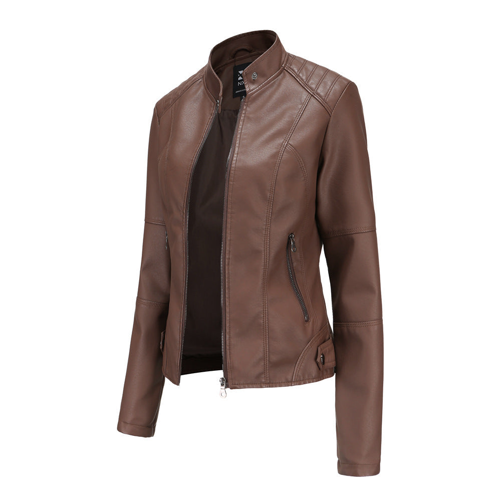 Women's Casual Leather Jacket – Timeless Style for Every Occasion 8