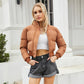 Women's Cropped Puffer Jacket – Stylish Warmth for Winter 1