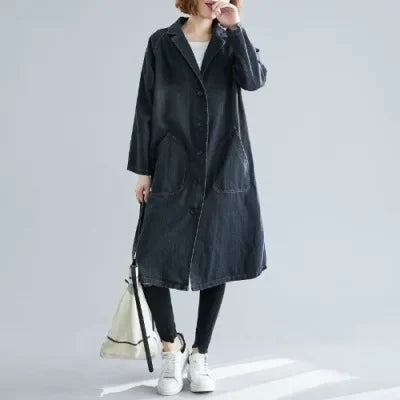 Women's Denim Trenchcoat – Stylish Layer for Every Occasion 4