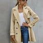 Women's Double-Breasted Trench Coat – Chic Belted Design for All-Day Style 1