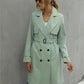 Women's Double-Breasted Trench Coat – Chic Belted Design for All-Day Style 4