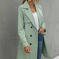 Women's Double-Breasted Trench Coat – Chic Belted Design for All-Day Style 6