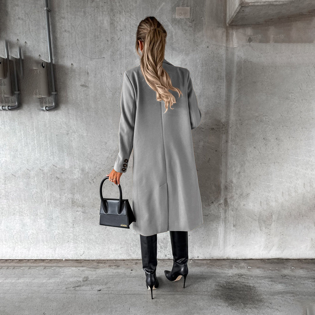 Women's Double-Breasted Trench Coat – Elegant Warmth for Winter 6