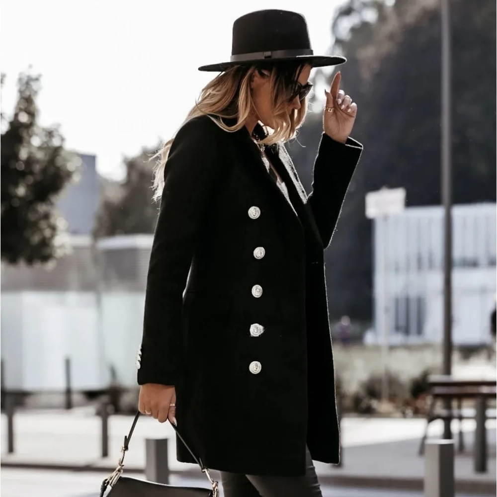 Women's Double-Breasted Trench Coat – Timeless Style & Warmth 2