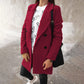 Women's Double-Breasted Wool Coat – Elegant Style for Cold Days 1