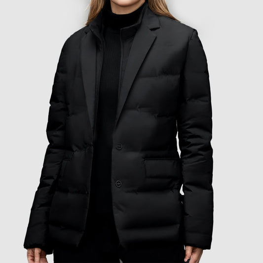 Women's Down Jacket – Business Suit Style for Warmth & Elegance 0