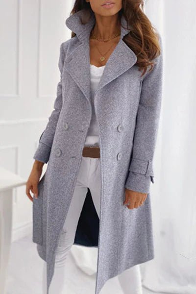 Women's Elegant Trench Coat – Chic Wide Lapel for All Occasions 4