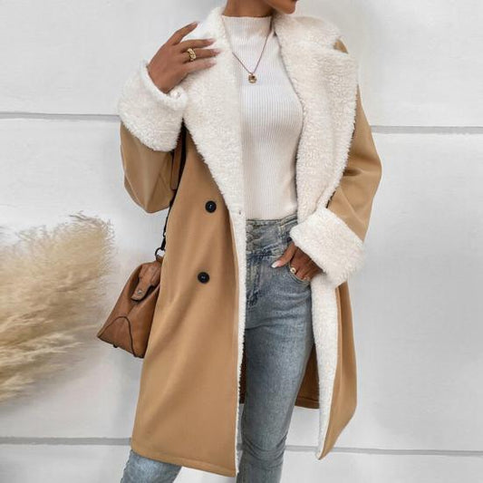 Women's Faux Fur Coat – Elegant Winter Warmth & Comfort 0
