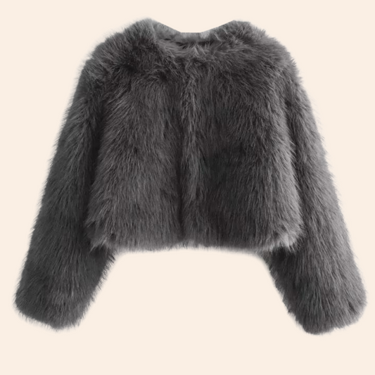 Women's Faux Fur Jacket – Chic & Cozy Winter Essential 0