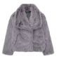 Women's Faux Fur Winter Coat – Elegant Oversized Collar Design 4