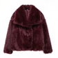 Women's Faux Fur Winter Coat – Elegant Oversized Collar Design 5