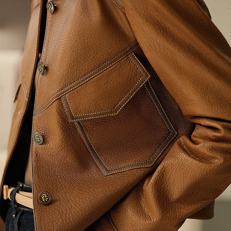 Women’s Faux Leather Jacket – Tailored Fit for Effortless Style 2