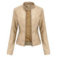 Women's Faux Leather Motorcycle Jacket – Chic & Versatile Style 1