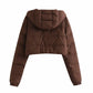 Women's Fleece Lapel Jacket – Cozy Double-Faced Design for Fall 3