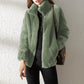 Women's Fleece Zip-Up Jacket – Cozy Turtleneck with Adjustable Fit 7