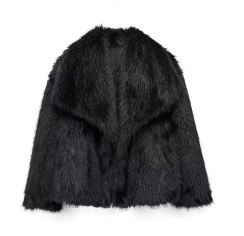 Women's Fox Fur Jacket – Chic Street Style for Winter Elegance 6