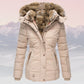 Women's Fur-Collar Hooded Jacket – Insulated & Stylish Winter Coat 3