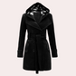 Women's Hooded Checkered Coat – Stylish Warmth for Winter 1