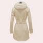 Women's Hooded Checkered Coat – Stylish Warmth for Winter 6