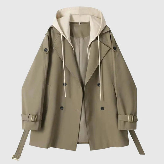 Women’s Hooded Trench Coat – Oversized Style for Chic Comfort 0