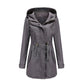 Women's Hooded Windbreaker Trench Coat – Stylish & Comfortable 7